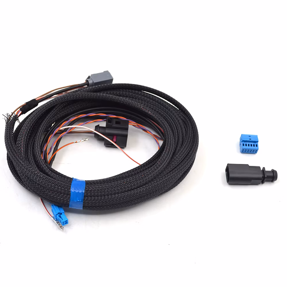 For Passat B8 Rear View Camera Reversing Badge Logo Camera Highline with Canbus Cable Wire Harness