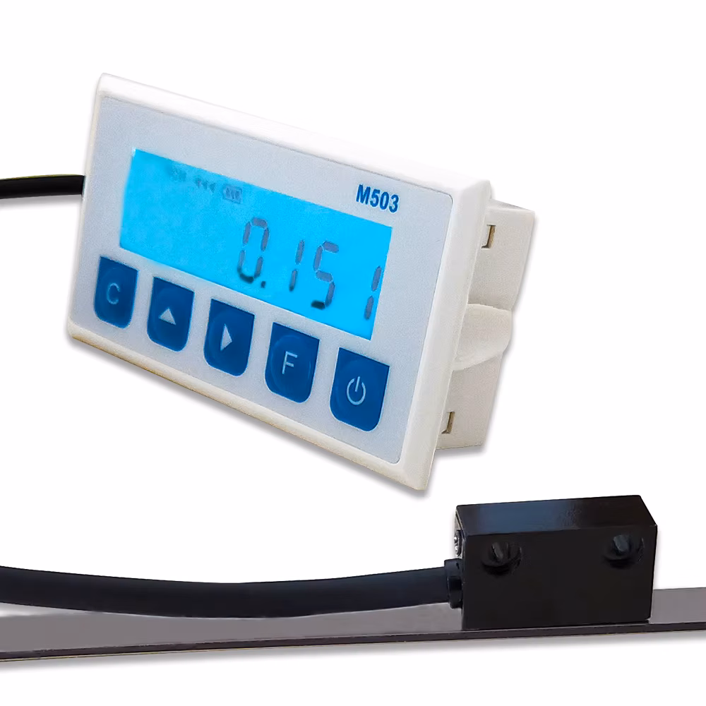 M503 Miniatur Magnetic Grid Scale Integrated Embedded Measurement System Linear Encoder Digital Display DRO
