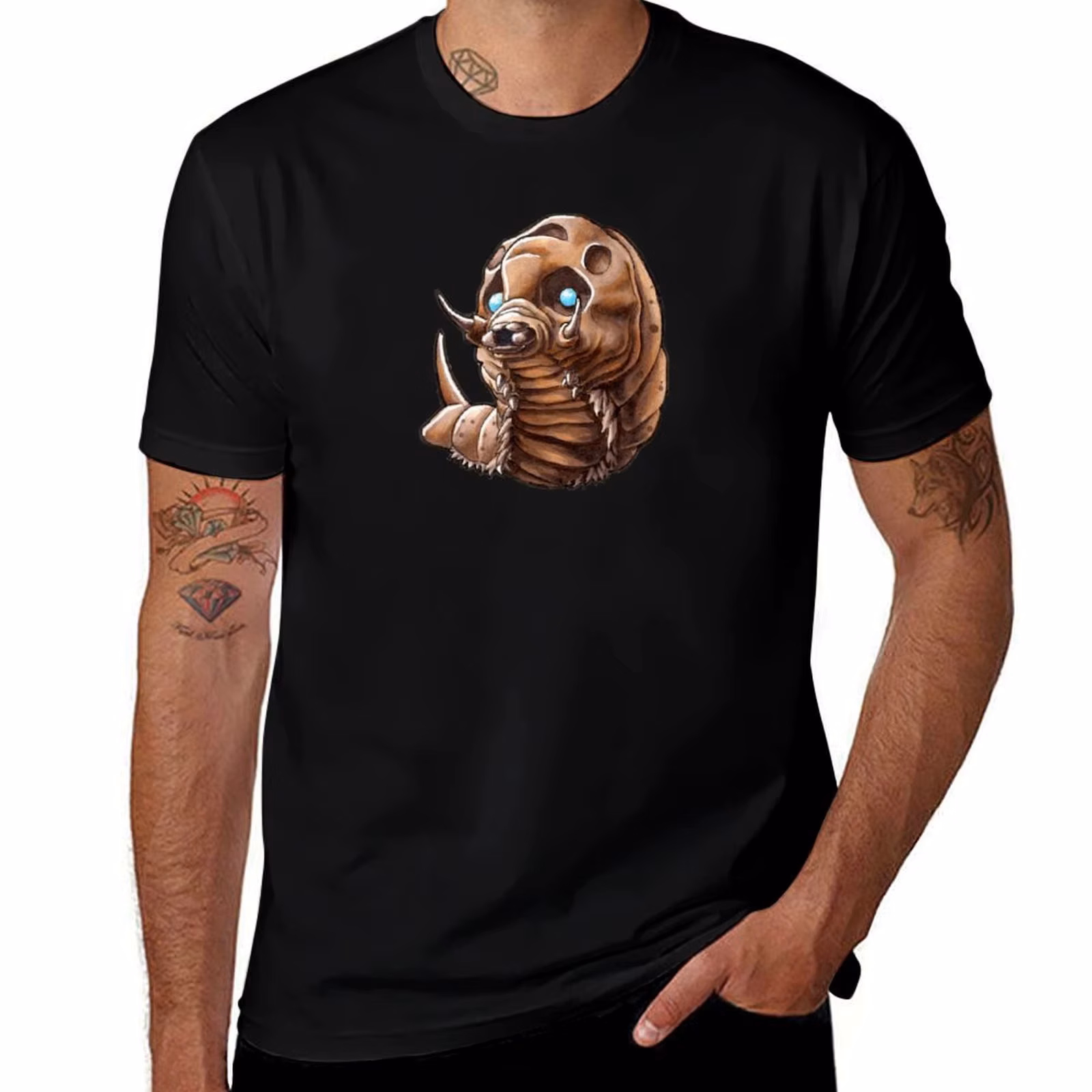 Baby Mothra T-Shirt Casual Simple Design Short Sleeve Shirt