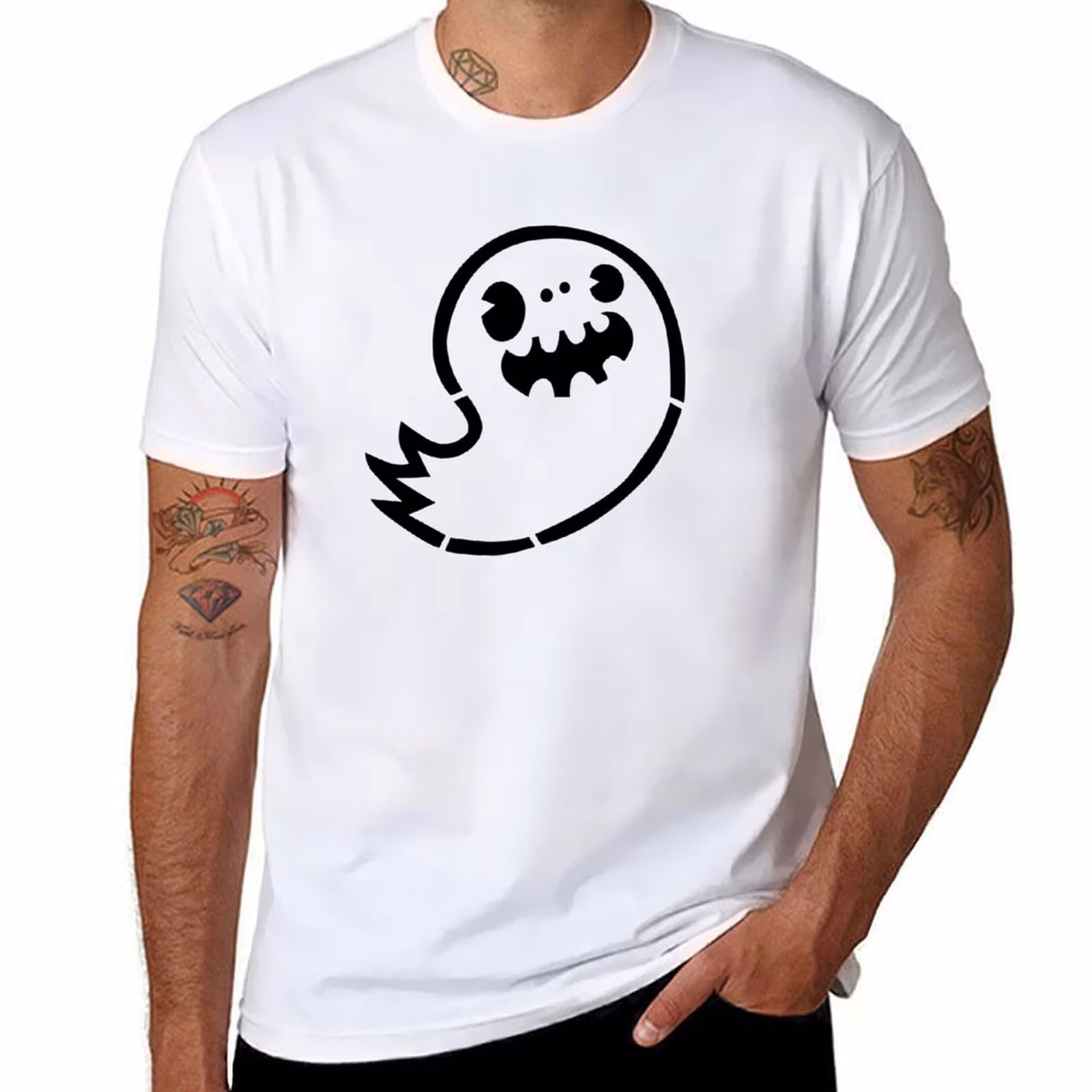 Ghost Boy T-Shirt t shirt personalised cotton tshirt 100% T-Shirt