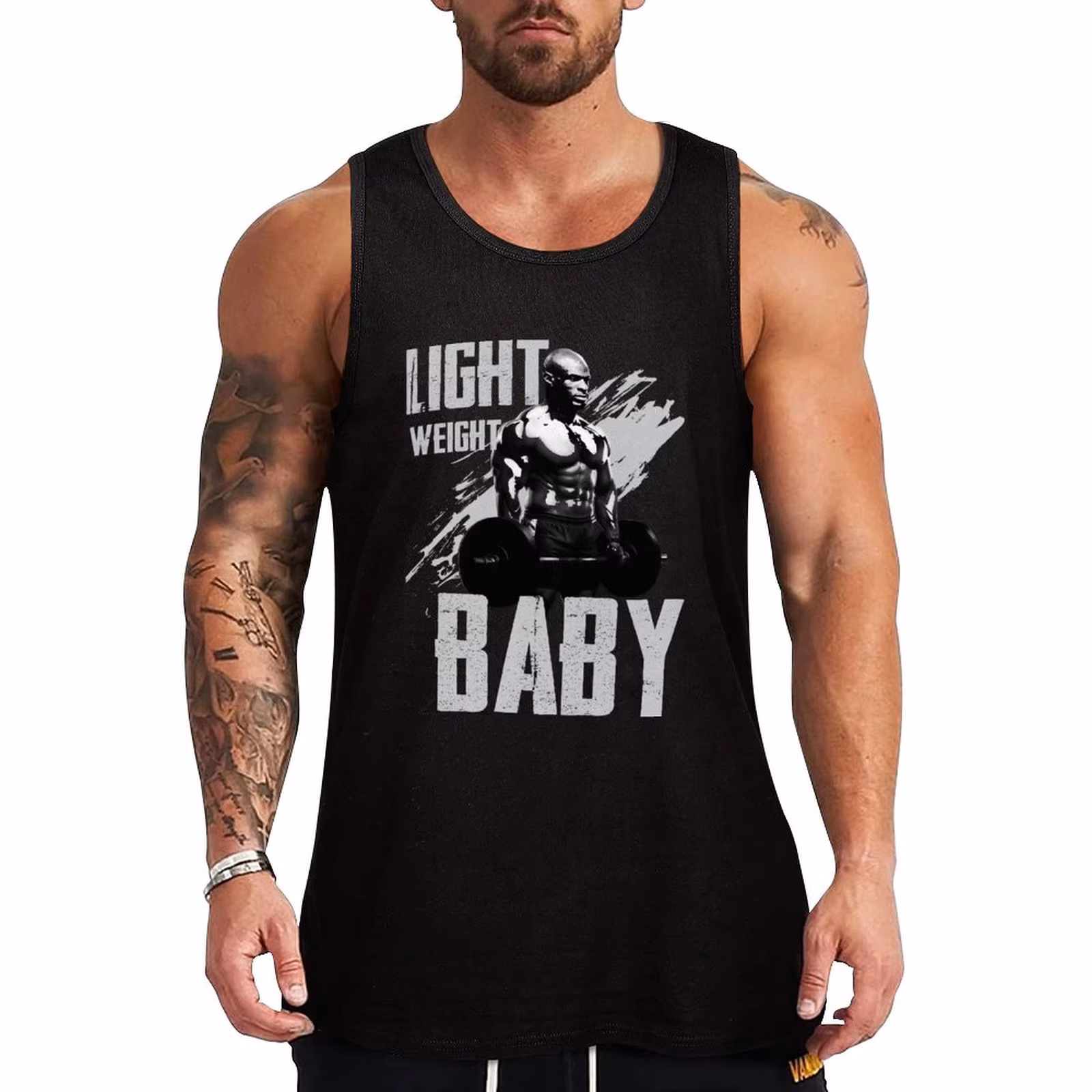 Light Weight Baby! (Ronnie Coleman) Tank Top Street Style Tank Top Graphic Print Sleeveless Shirt