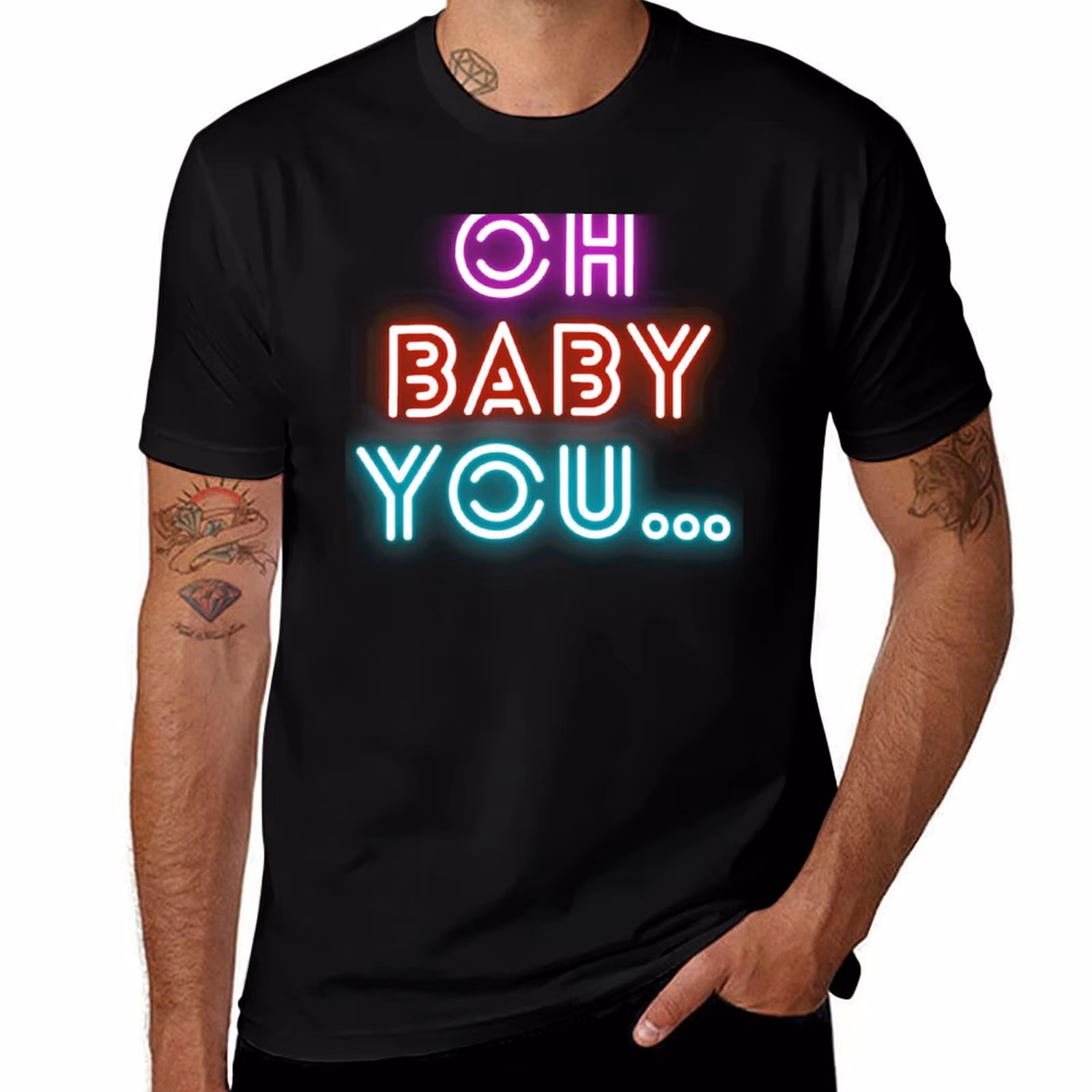 oh baby you got what i need - Bonnaroo jokes (festivals, bonnaroo) T-Shirt Soft Stretch Short Sleeve Top T-Shirt