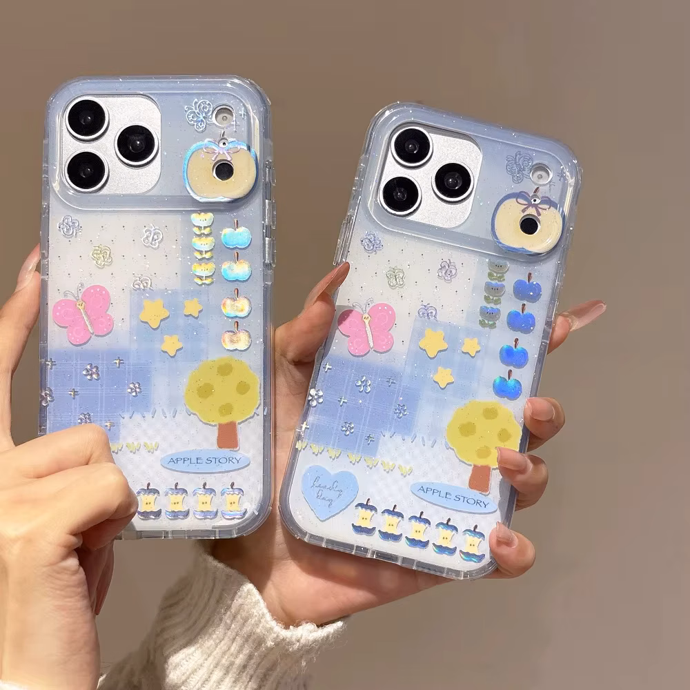 Fashion Colorful Cat Pattern Simple Phone Case for iPhone 14 15 16 17 Pro Max with Protective Cover