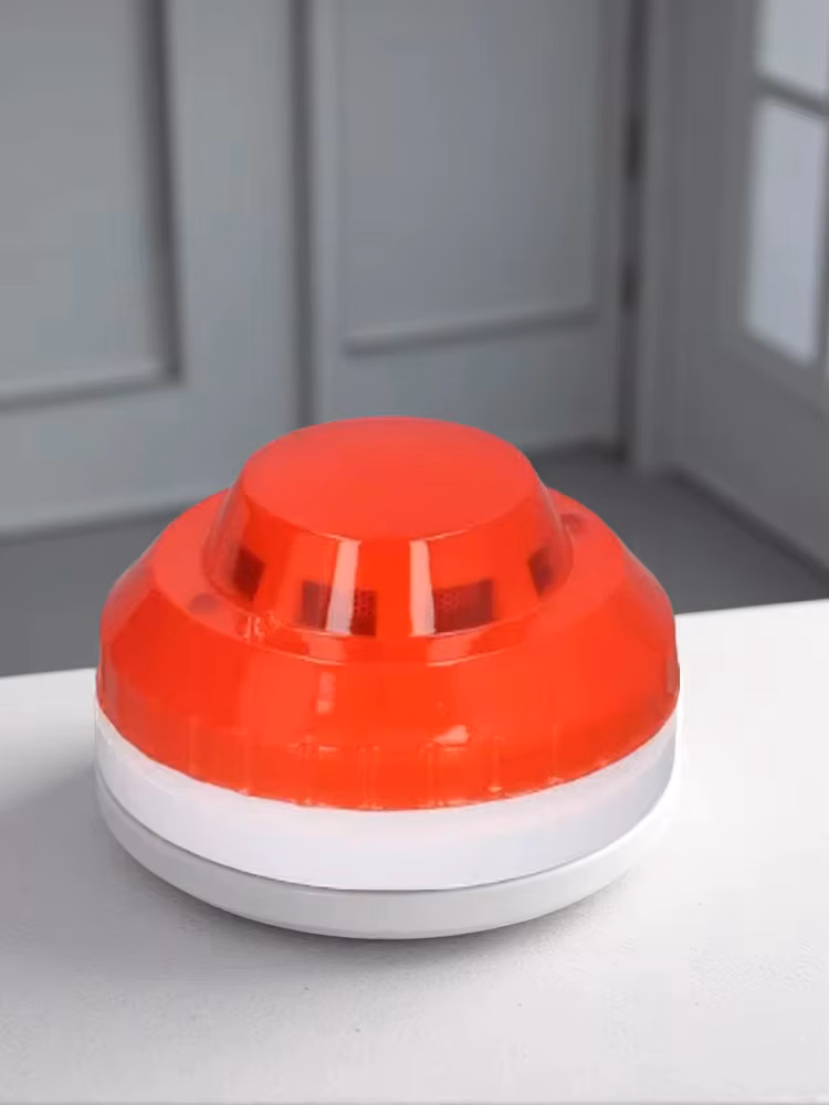 C9 Smoke Detector Photoelectric Prevent Interference Small Wired Fire Alarm Home Factory Dc 12-24v Commercial Emergency