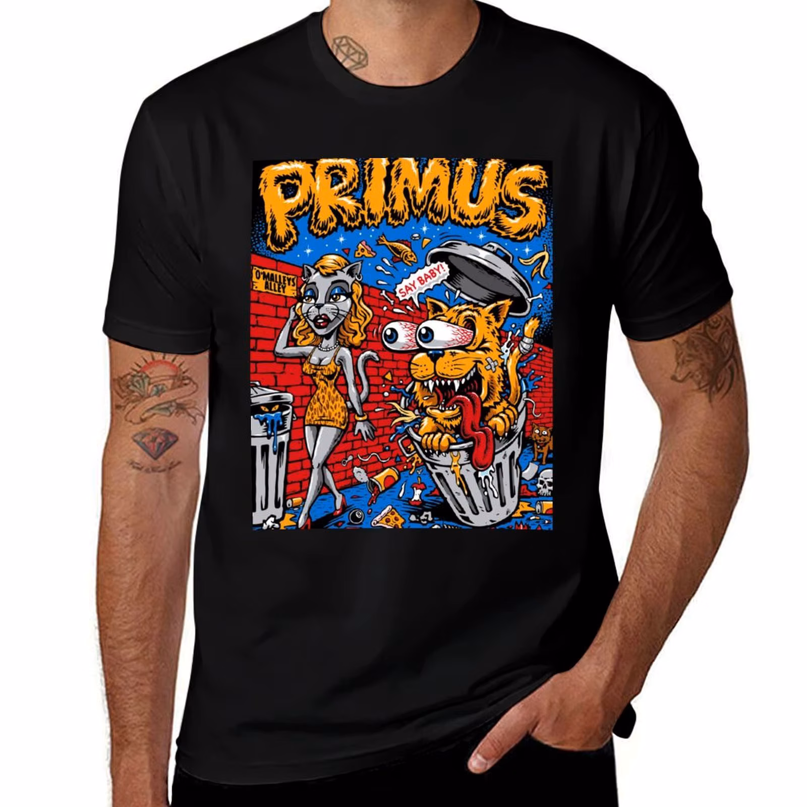 say baby primus tour 2020 siangsenin T-Shirt Stylish Graphic Short Sleeve Top T-Shirt