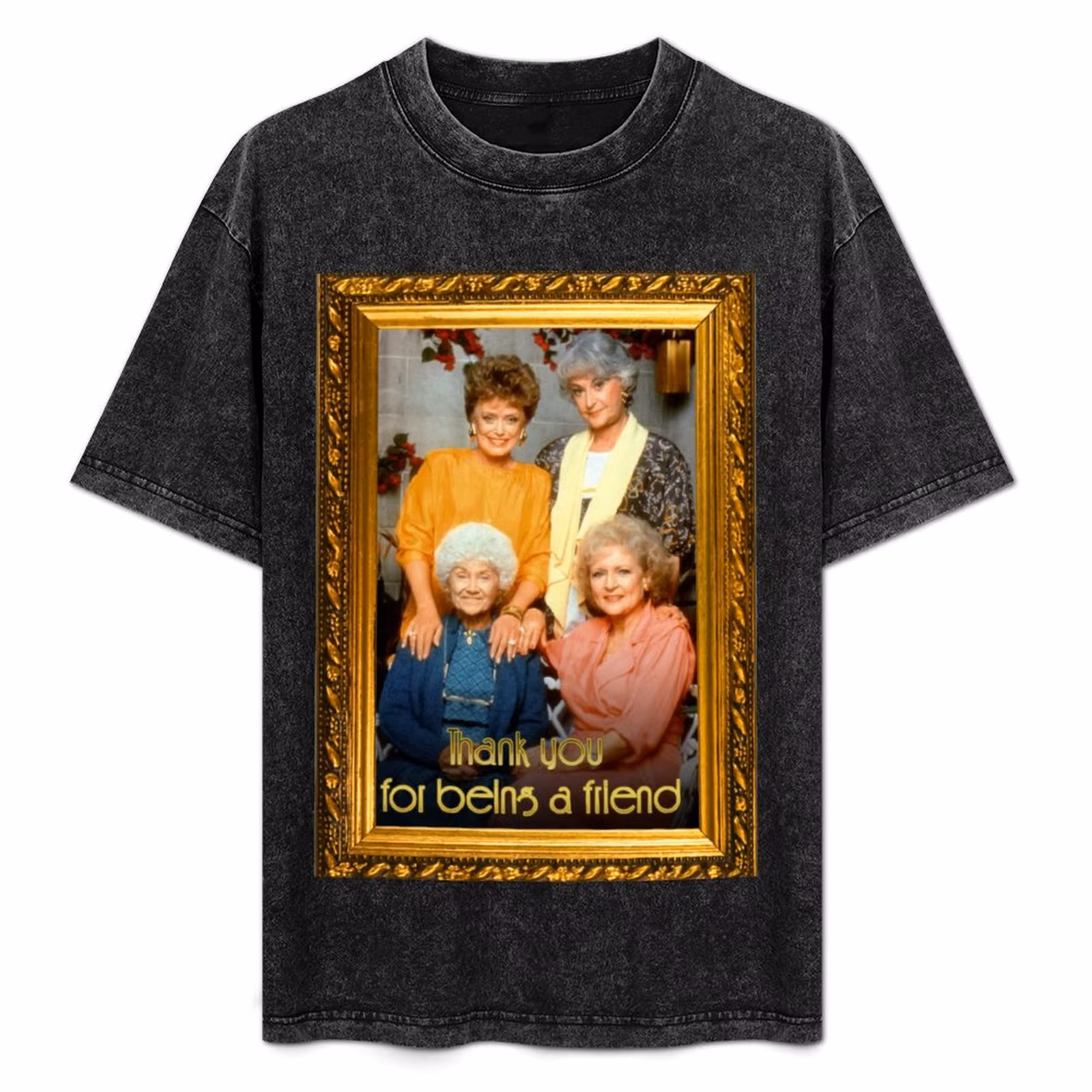 Golden Girls Family Picture T-Shirt Stylish Graphic Short Sleeve Top