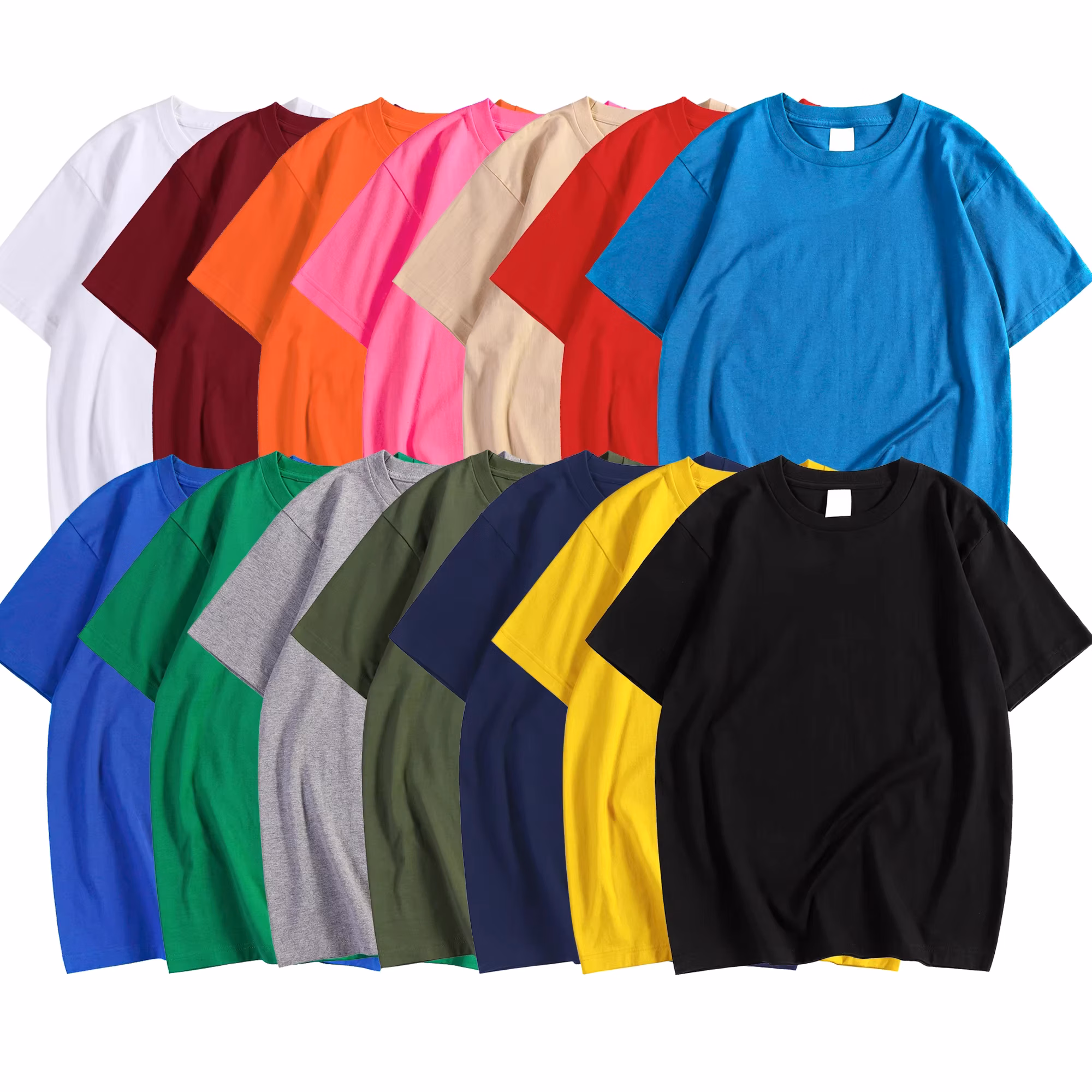14 Colors Candy Color 100% Cotton T-Shirts Men Women Oversized Short Sleeves Casual Breathable S-XXXL Tee Clothing Soft
