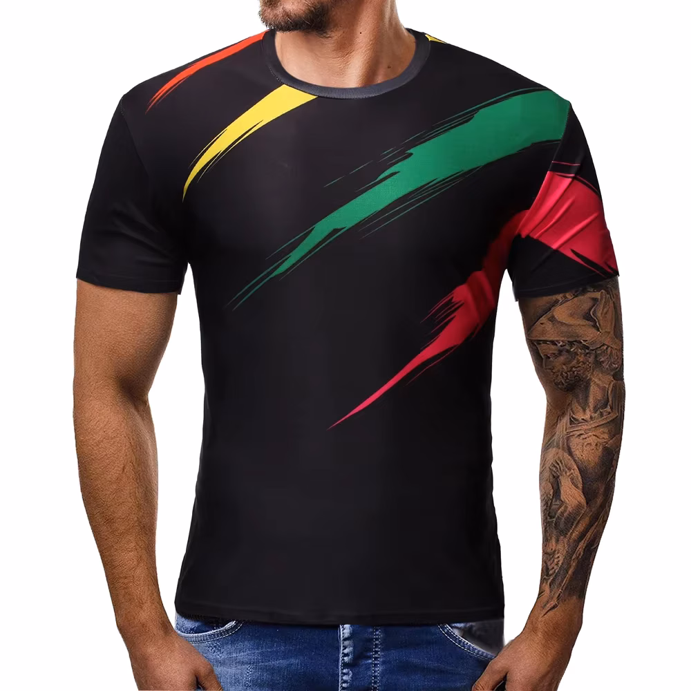 2021 new printed T-shirt 3D T-shirt summer fashion short-sleeved T-shirt top men women short-sleeved casual top