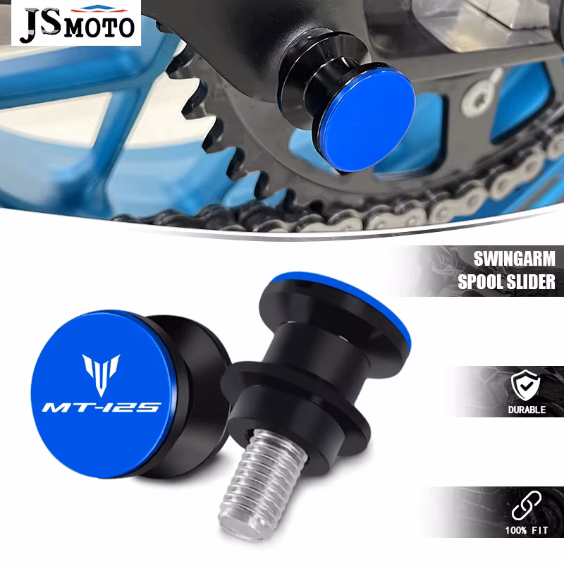 swingarm spools sliders For MT-125 MT 125 MT125 2015-2026 2025 Motorcycle 6MM Swing arm Stand Screws mt125 Accessories