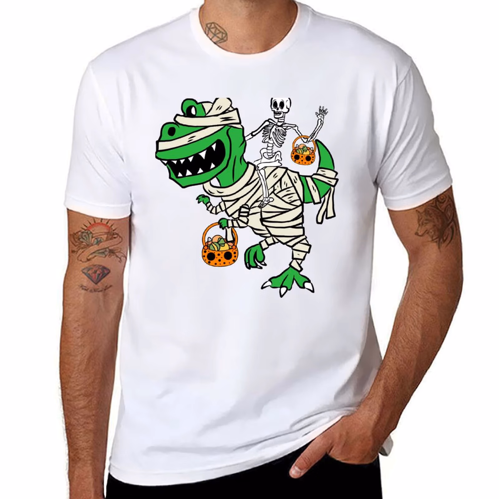 Skeleton Riding T Rex Halloween Boys Girls Kids Dinosaur Shirt Tyrannosaurus Rex Dinosaur Birthday Dinosaur Tshirt