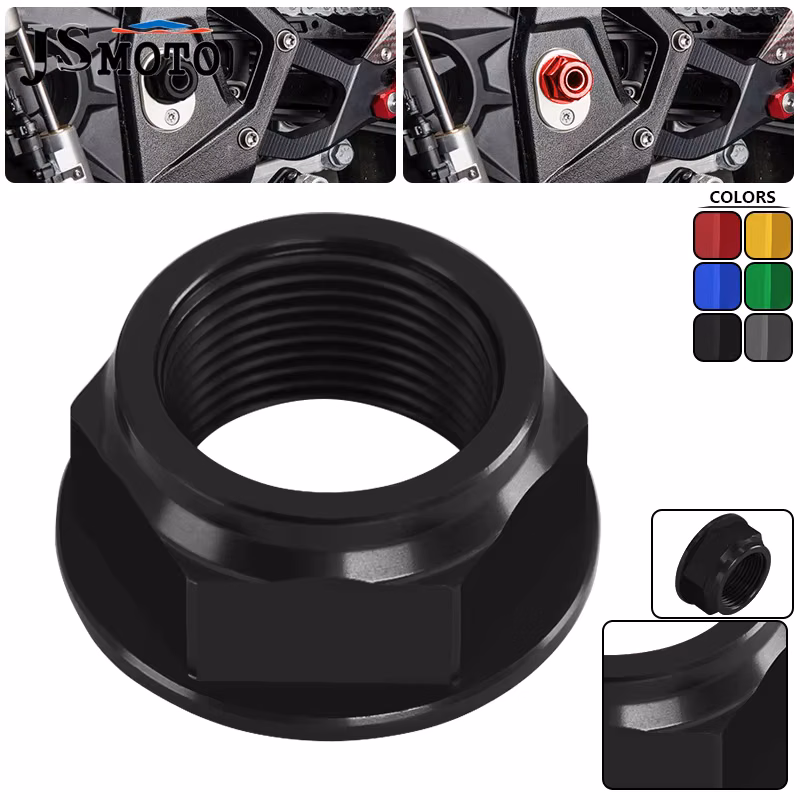Motorcycle Rear Wheel Axle Nut Screw Bolt For BMW S1000R S 1000R 2014-2017 S1000RR S1000 RR 2009-2017 CNC Tuerca Rueda