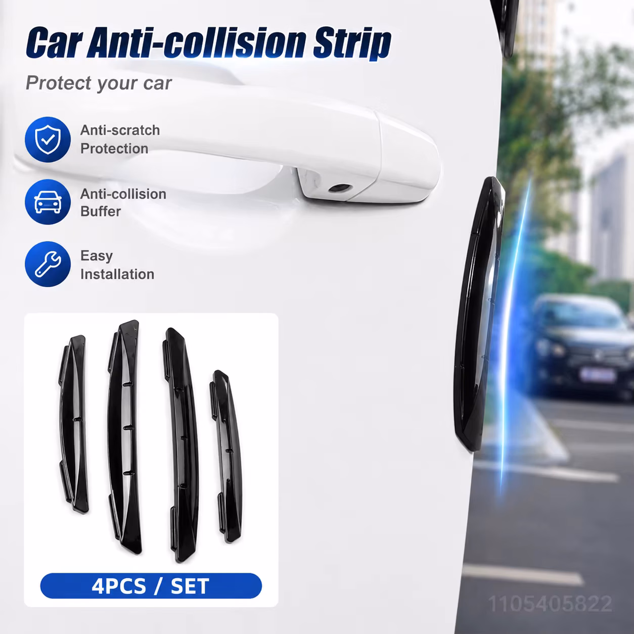 1Pc 2Pcs Car Door Edge Protector Anti-Collision Strip Guard For Lexus IS XE10 XE20 XE30 ES XV10 XV20 XV30 XV40 XV60