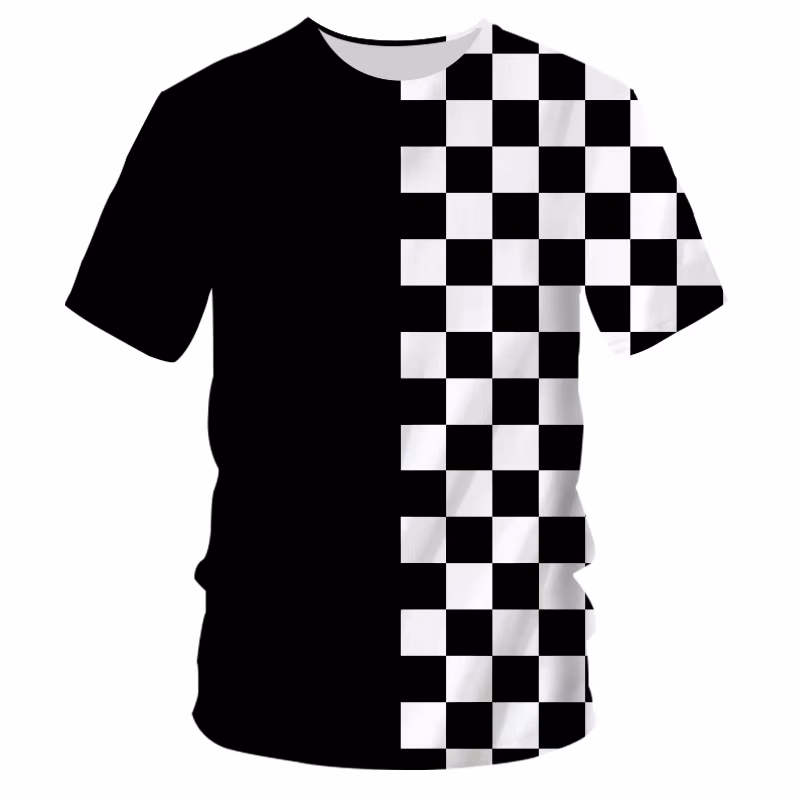 3d Personality Men's Women's Children's T-shirts Casual Printing Trend Hip-hop Simple Street Style Breathable Light