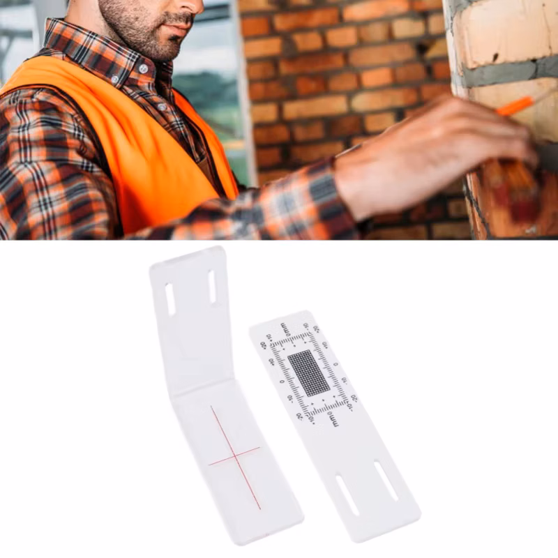 C9 Crack Monitor ABS Acrylic Accurate Standard Tell Tale Crack Gauge Monitor For Corner Record And Monitor Wall