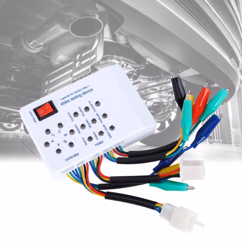 E9 Brushless Motor Tester Electro Maintenance Detector Car EBike Scooter Hall Controller Detector 115x80x26mm EBike