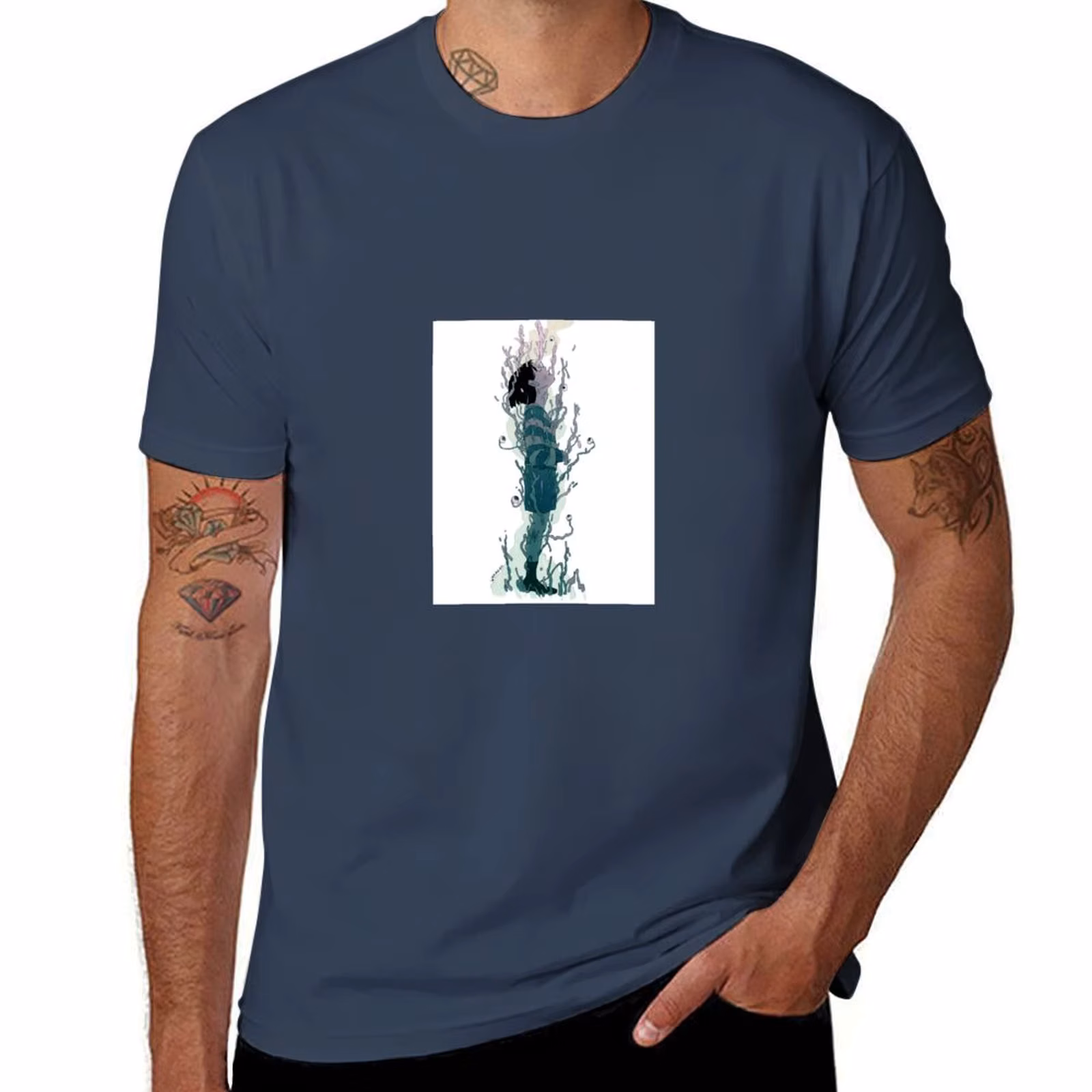 Boy Eyeball T-Shirt Casual Pattern Print Tee Shirt
