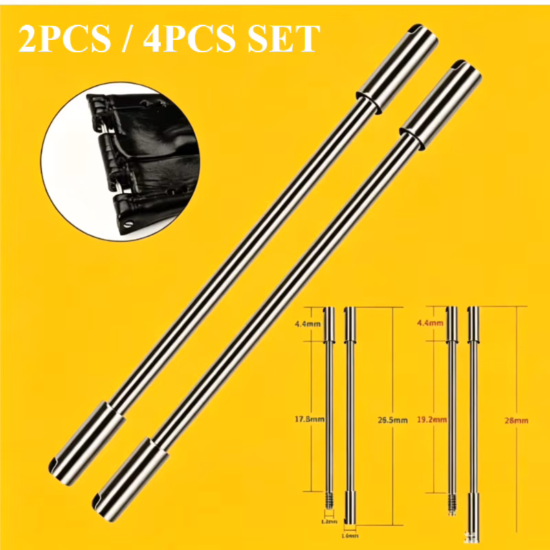 2 4PCS Stainless Steel Screw Tube Pins Compatible with Royal Oak Luxury Watch Band Bracelet Link Friction Rivets Repair