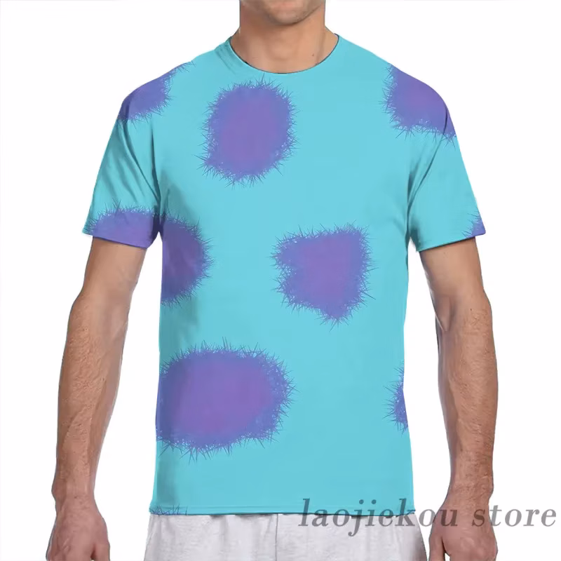 Sully Monster men T-Shirt women all over print fashion girl t shirt boy tops tees Short Sleeve tshirts
