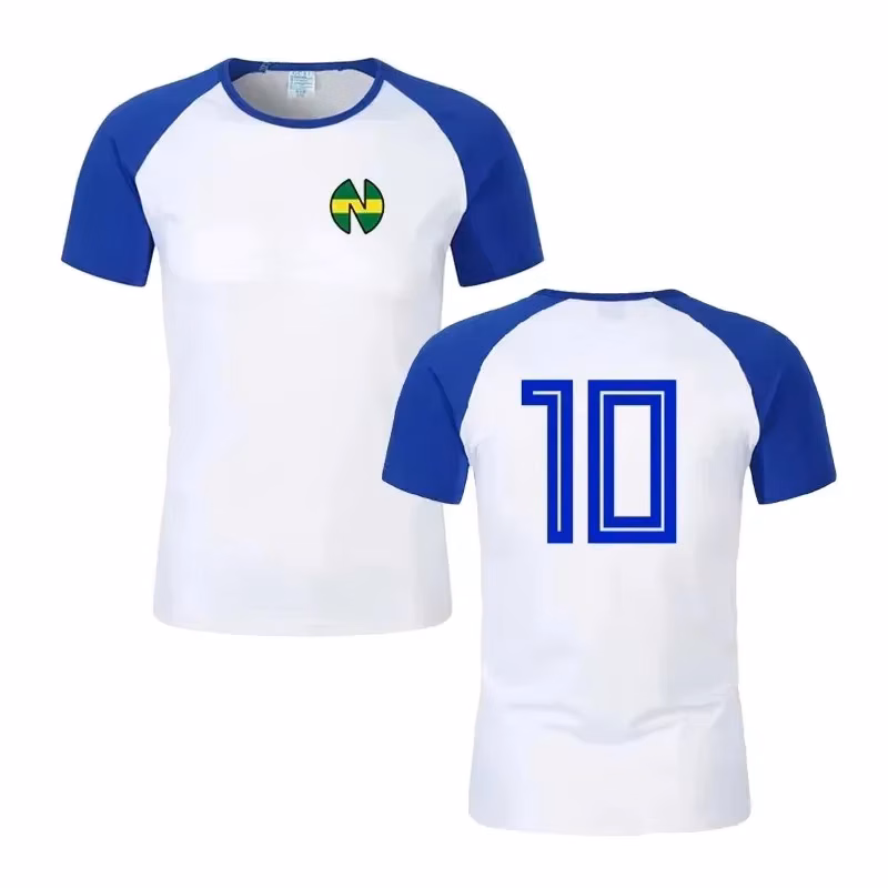 2024 Children's Short Sleeve Tops Tsubasa School Nansheng Olive And Benji Jerseys 3D Animated T-shirt Fashion Sports