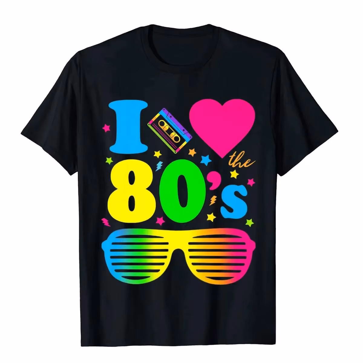 I Love The 80s T Shirts for Boys Party Funny Vintage Brithday T Shirt Best Gift Children Tops & Tees Pure Cotton Casual