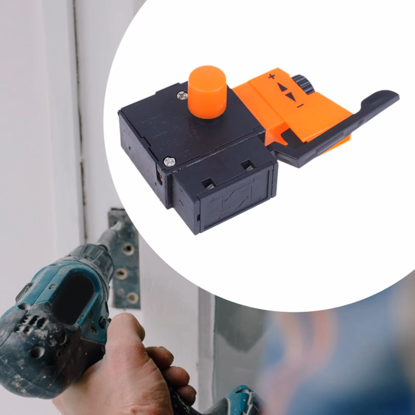 Electric Hand Drill Speed Control Switch Fa2 61bek 220V 6A Replacement Part for Power Tool Repair Accessory