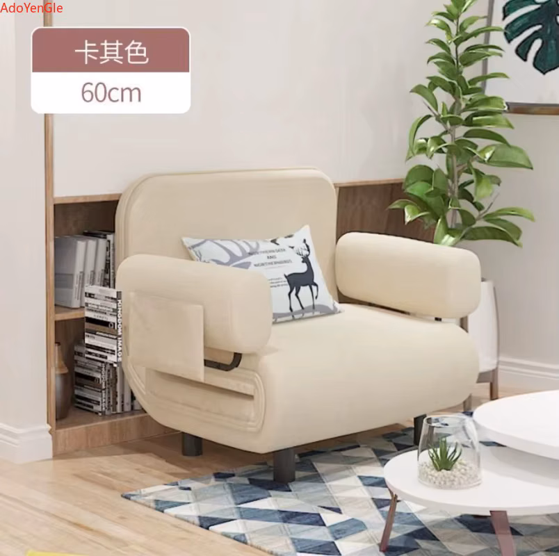 Folding movable sofa bed Multi-functional dual-purpose double small living room bedroom washed single small house