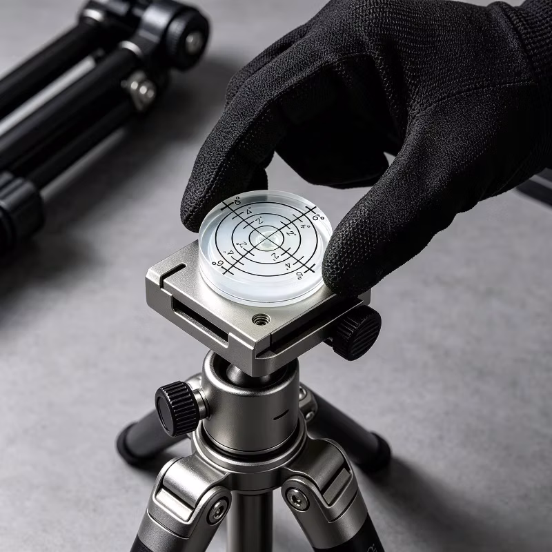 For Round Universal Bubble Level 360 Degree Disc Spirit Level ±6° Horizontal Vial for Tripod RV Machine Furniture Level