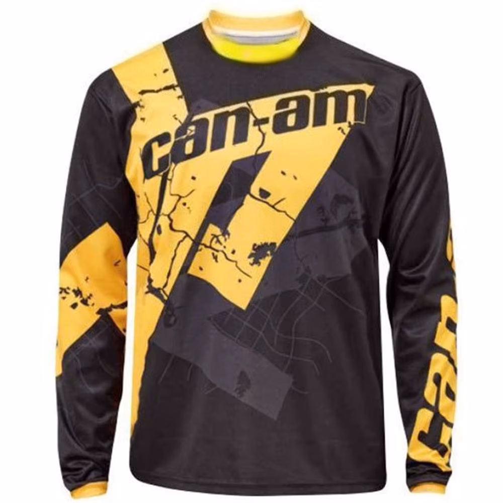 Motorcycle Racing Long Sleeve Round Neck T-shirt Fashion Can Am Team Long Sleeve T-shirt Sports Men's Clothing