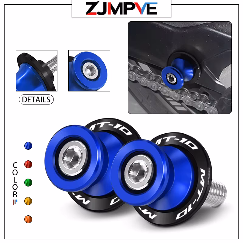 For MT-10 MT-125 MT10 MT125 Motorcycle M6 Accessories Swingarm Spools Sliders Stand Screws Protector mt10 mt125