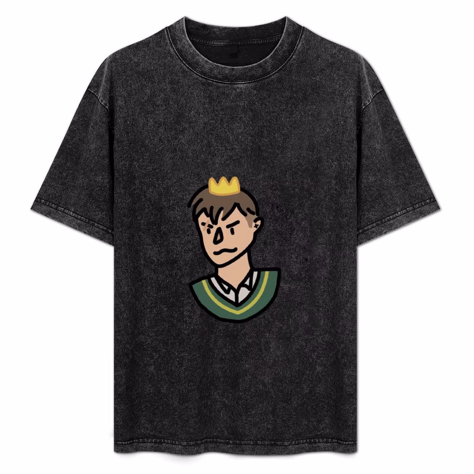 Head boy Gary T-Shirt All Match Print Short Sleeve Top