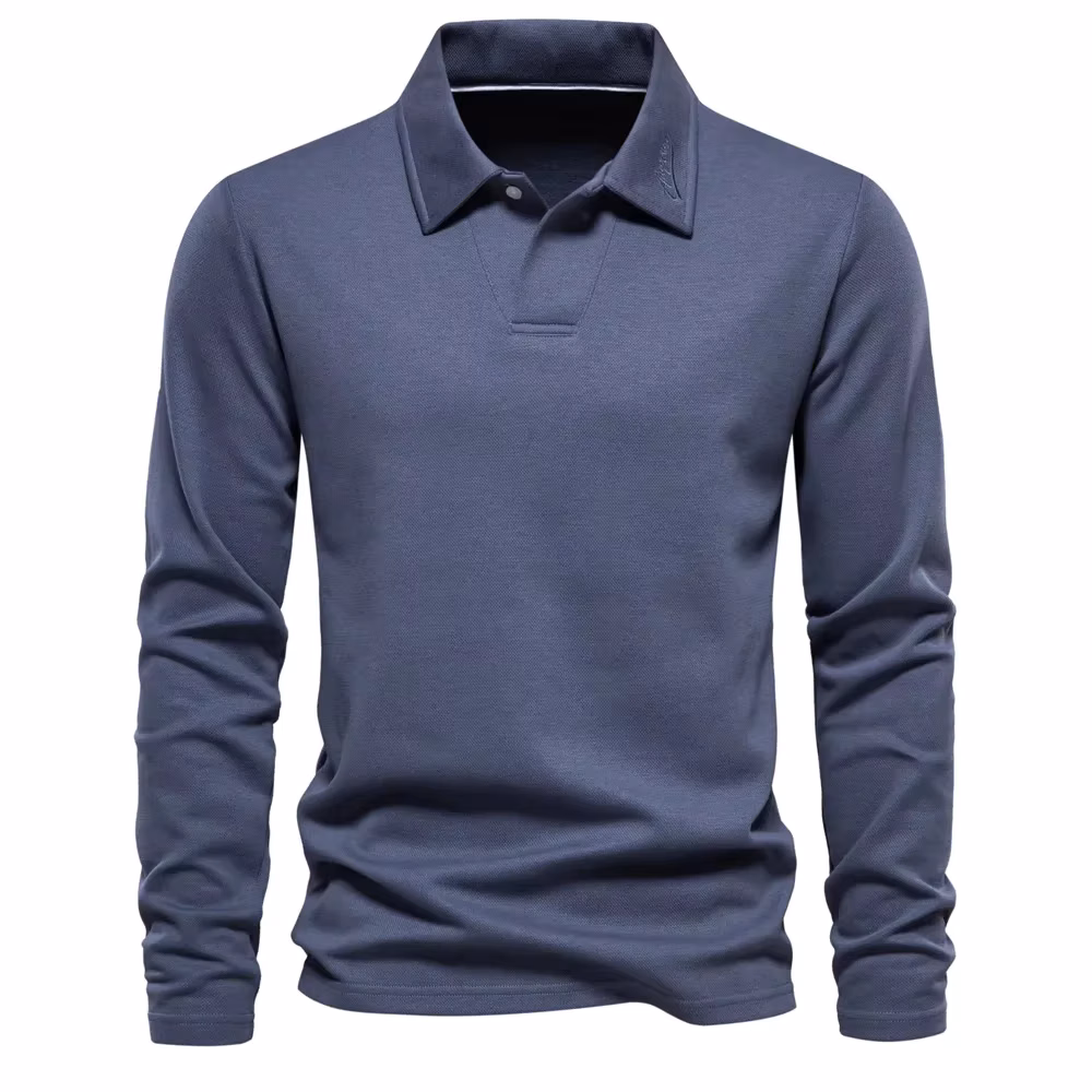 Autumn Embroidery Polo T Shirt for Men Long Sleeves Casual Men's Social Polo Shirts Luxury Golf Shirt Men's Designer