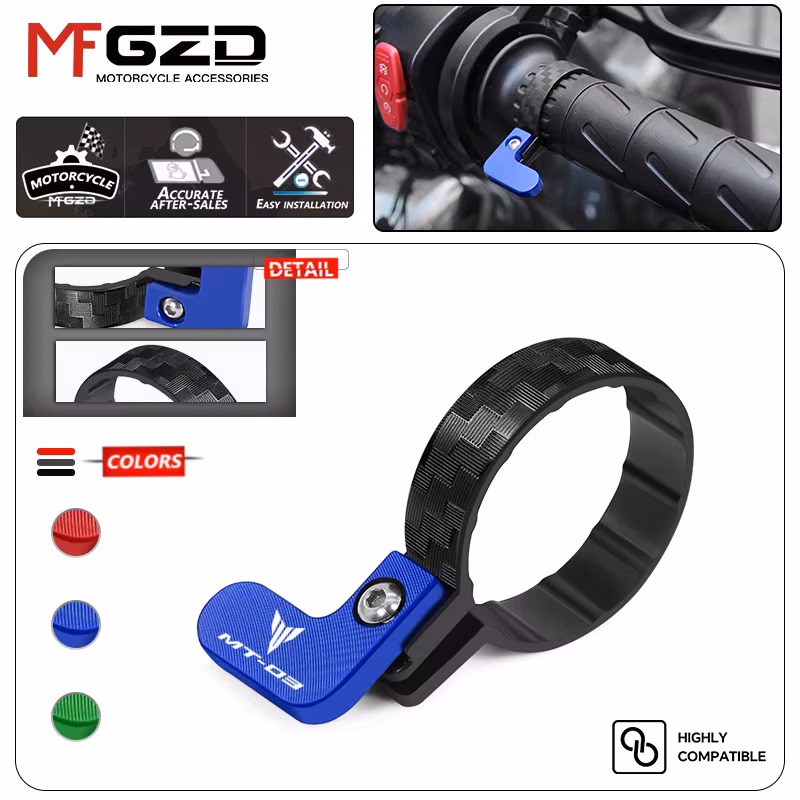 2026 Universal Handlebar Control Lock Accessories For MT-03 MT-25 MT-15 MT125 Motorcycle CNC Handle Throttle Cruise