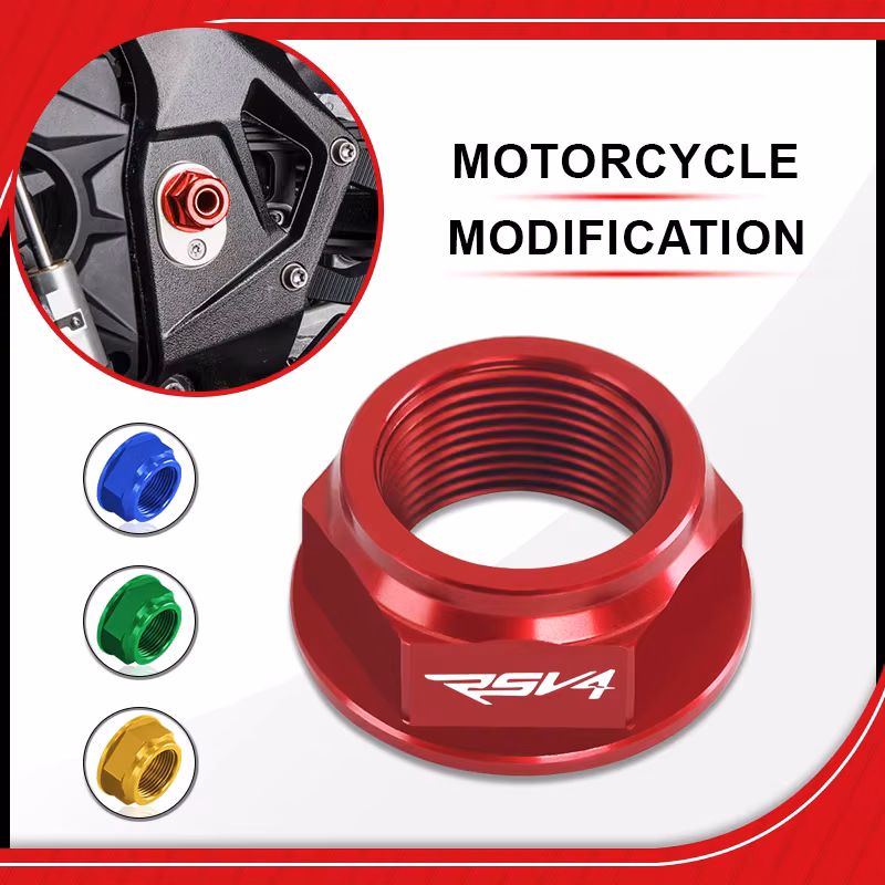 Motorcycle Swingarm pivot shaft Cover Tuerca basculante Cap For RSV4 Factory Aprc 1000 dorsoduro750 1200 TUONOV4