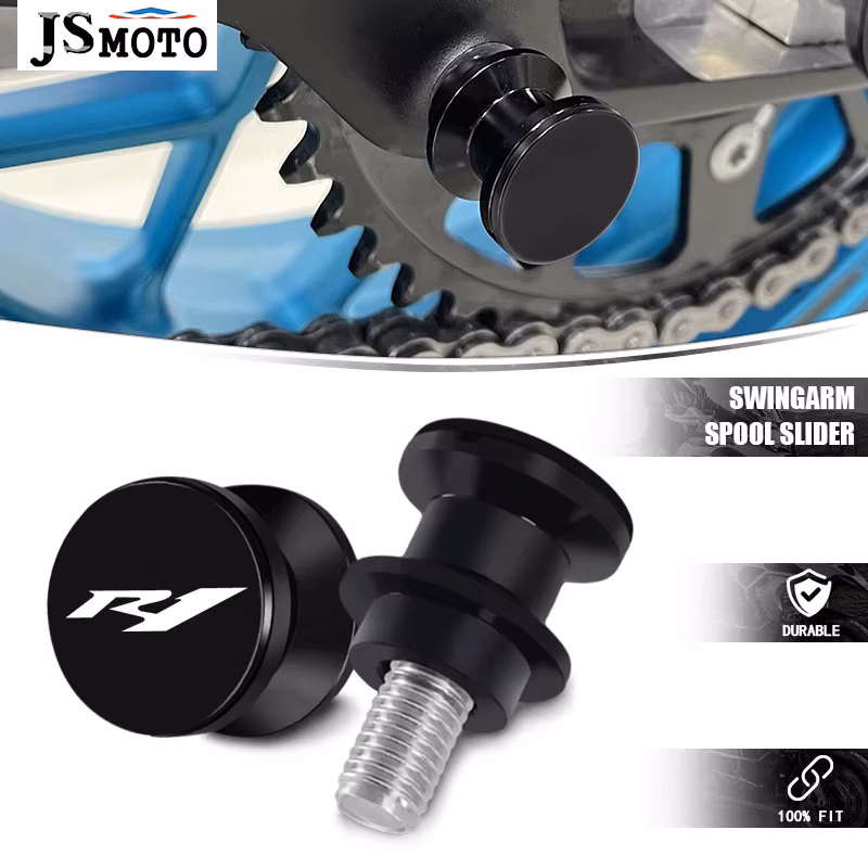 New r1 Motorcycle Accessories 6mm Swingarm Spools Slider Stand Screws For YZF-R1 YZFR1 R1 R1M R1S 2015-2023 2024 2025