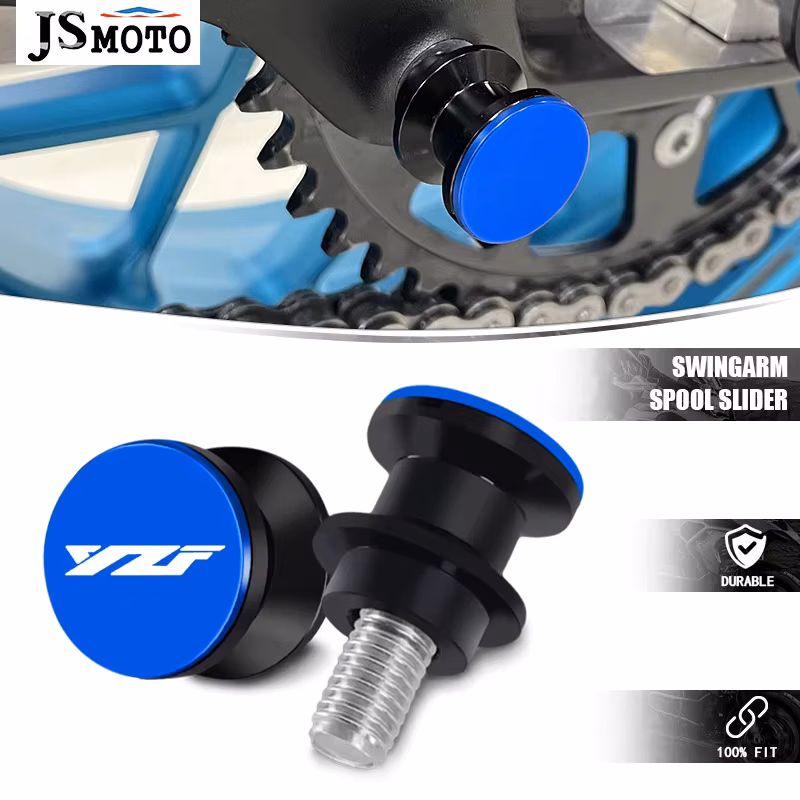 yzf Motorcycle Accessories M6 Swingarm Spools Slider Stand Screws Parts For R6 R7 R9 R25 YZFR1 R3 swing arm stand