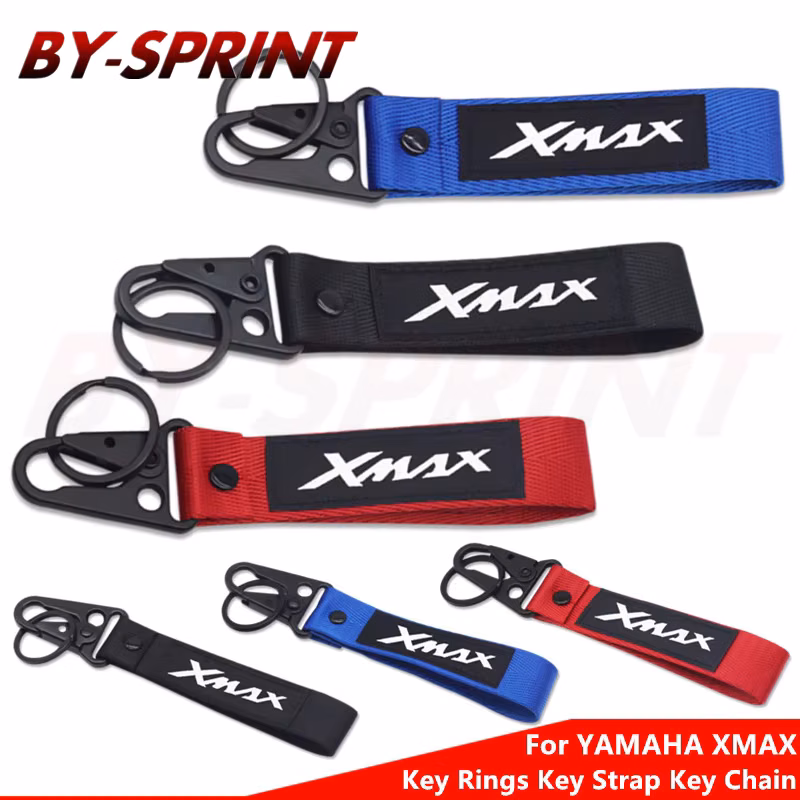 Motorcycle Accessories For XMAX400 XMAX125 XMAX250 XMAX300 Keychain Keyring Key Holder xmax400 xmax125 xmax250 xmax300