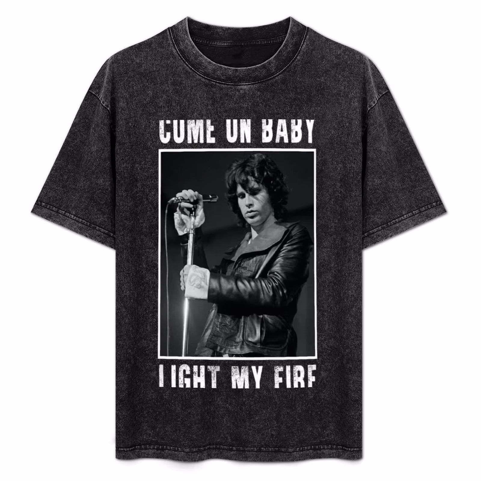 Graphic Jim tees Morrison - Come On Baby Light My Fire Classic Essential T-Shirt Outdoor Sports Lightweight Tee