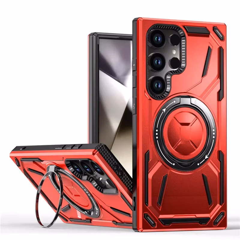 Magnetic Hard Phone Case for Samsung Galaxy S26 S24+ S23 S22 S25 Ultra A14 A15 A25 A33 A35 A53 A06 A07 A16 A17 A26 A36