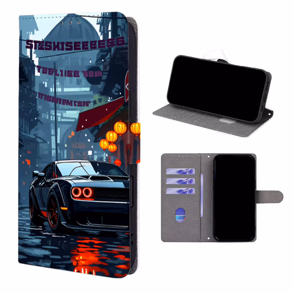 Painted Pattern Magnetic Flip Phone Cover for Huawei Pura 80 Ultra Mate 70 80 60 Pro+ P60 P50 P40 with Built-in Wallet