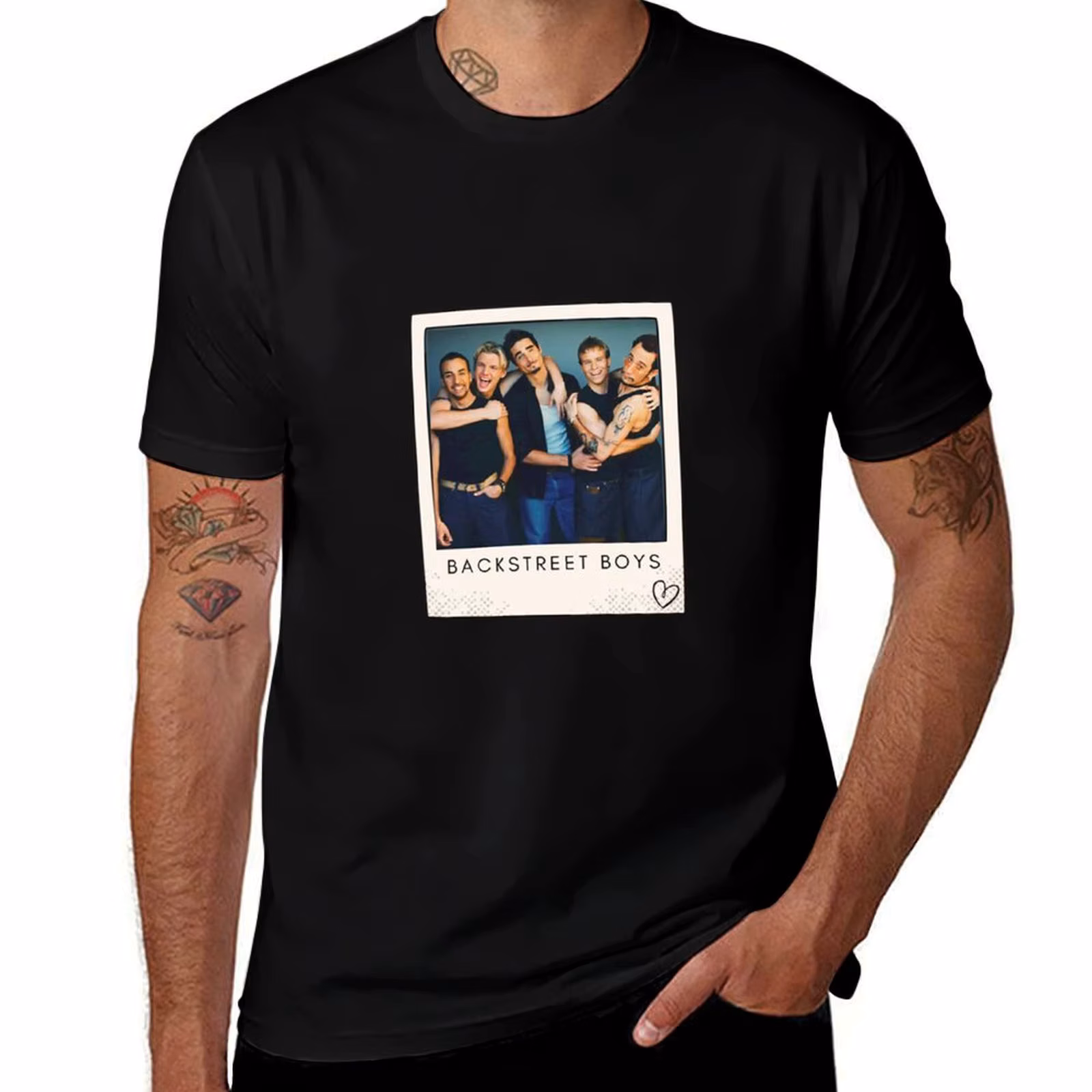 Backstreet Boys poster T-Shirt Casual Everyday Wear T-Shirt