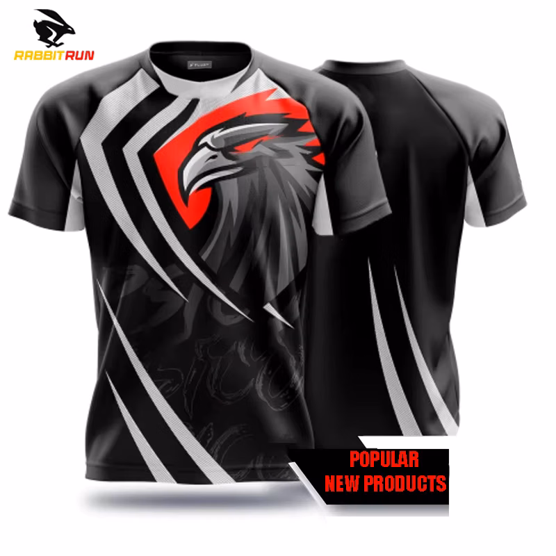 New round neck 3D printed sports T-shirt is fashionable and comfortable, suitable for fitness plus men and women of