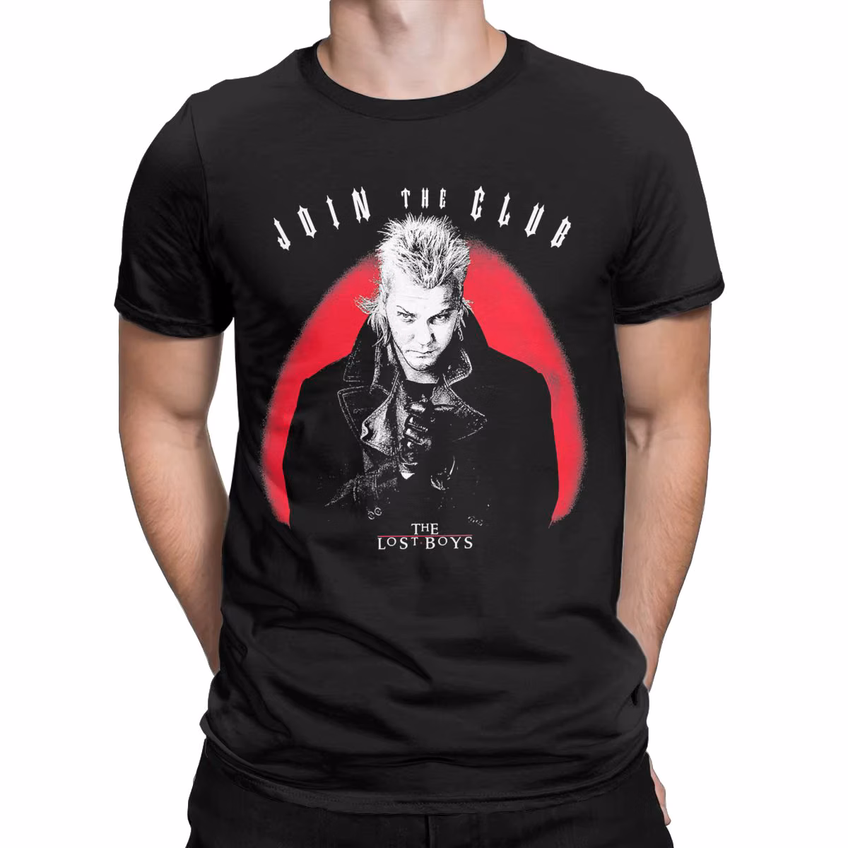 Scream Horror Movies The Lost Boys David Join The Club Cotton Clothing Fashion Short Sleeve Crewneck Tee Shirt Big Size