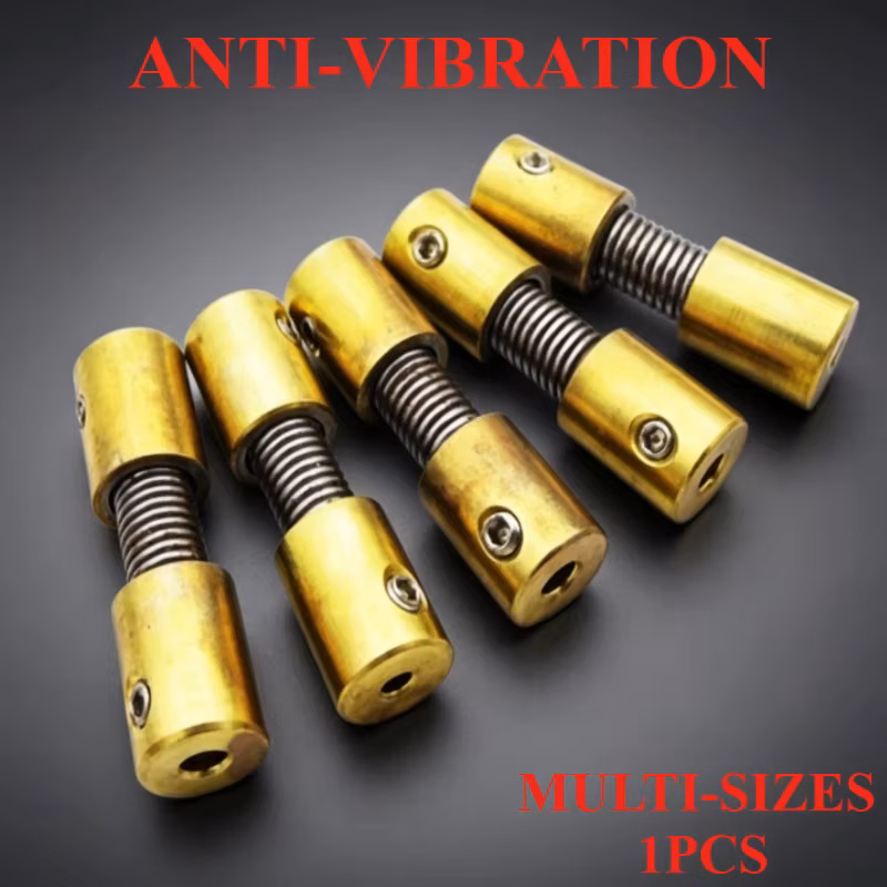 1PC Spring Coupling Universal Joint Connector 4mm 3mm 3.175mm 1 8" 2.3mm 2mm Coupler for Brush Motor RC Boats Marine