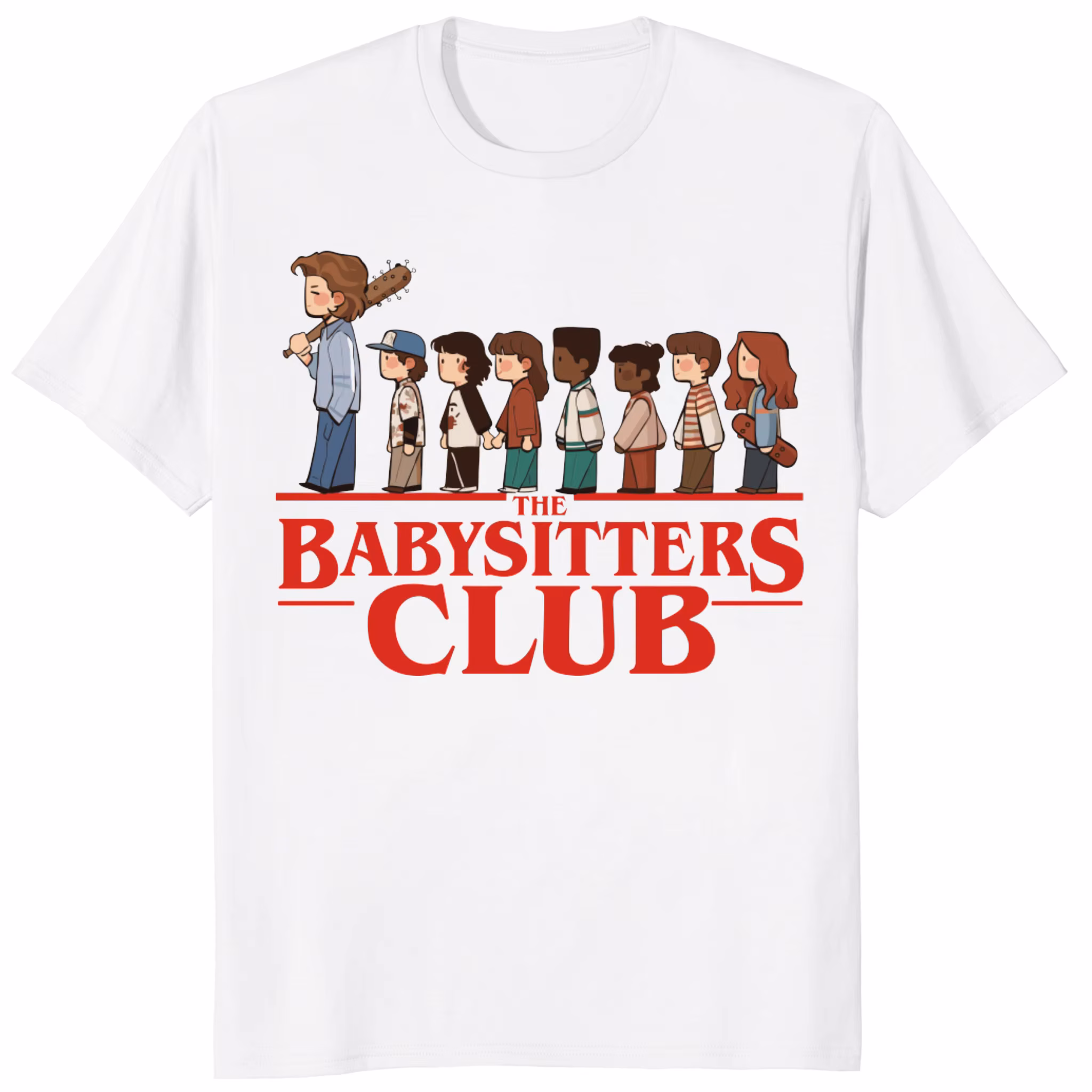 The Baby-Sitters Club Vintage T Shirt Gothic Graphic Tees Men Women 100% Cotton Oversized Streetwear Retro Y2K Unisex