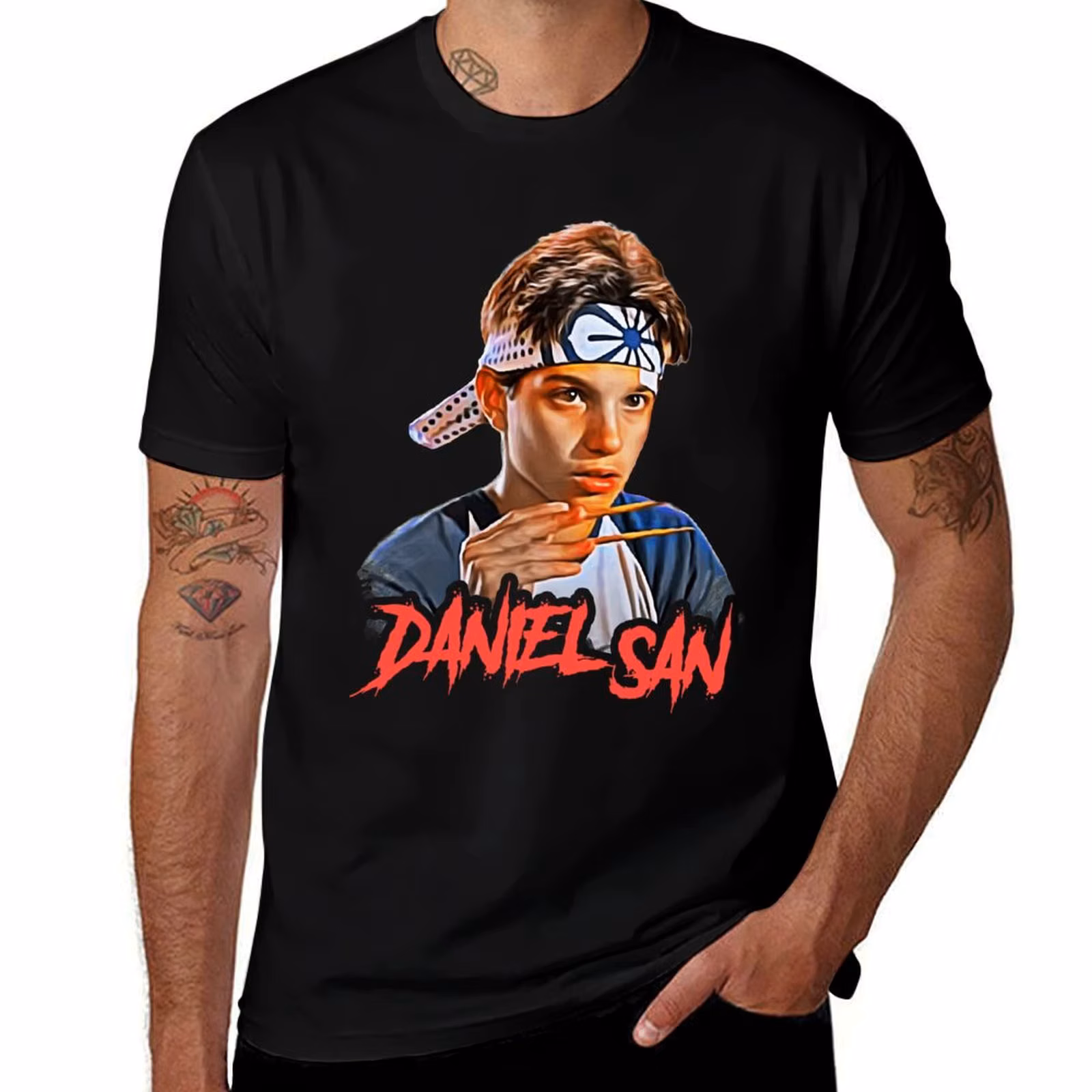 Daniel SAN - Karate KID T-Shirt Large Size Soft Cotton T-Shirt