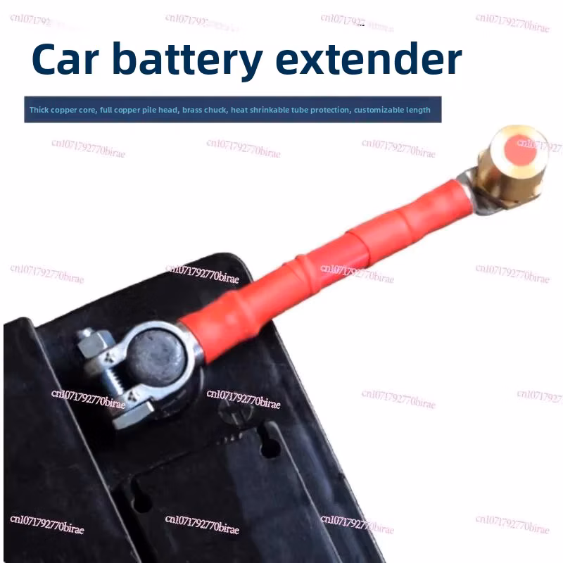 1pcs 35 Square Car Battery Extension Cable 10 20 30 40 50 Cm Length Modified Pile Head Truck Power Cord Adapter Wire