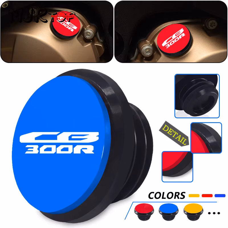NEW Motorcycle Accessories For CB1000R 2008-2026 CB300R 2017-2026 Engine Oil Filler Cap Engine Screw Cover cb1000r