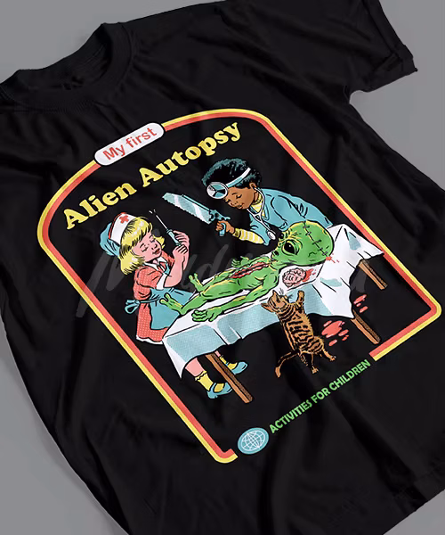 T-shirt For Anime My First Alien Autopsy Activities for Children