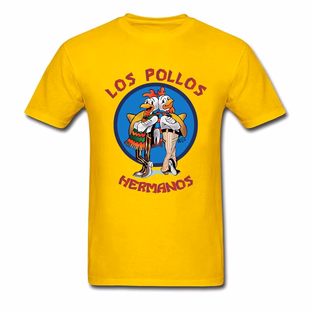 Funny LOS Pollos Hermanos Men T-Shirts Breaking Bad 3D Printed Streetwear Men Women Oversized Polyester Tees Tops Men