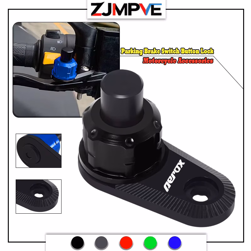 New Brake Lever Parking Button Semi-automatic Lock Switch For AEROX125 AEROX155 aerox155 NVX125 nvx155 Motorcycle